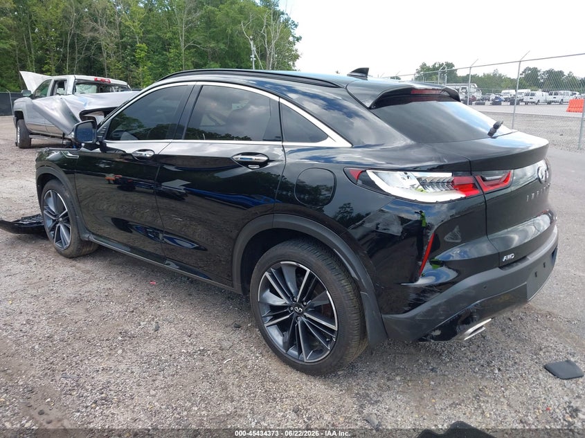 2025 Infiniti Qx55 VIN 3PCAJ5JRXSF101367 IAAI salvage auction — FRONT END, Salvage (South Carolina), sold $7,200 on 2026-08-12 (photo 3)
