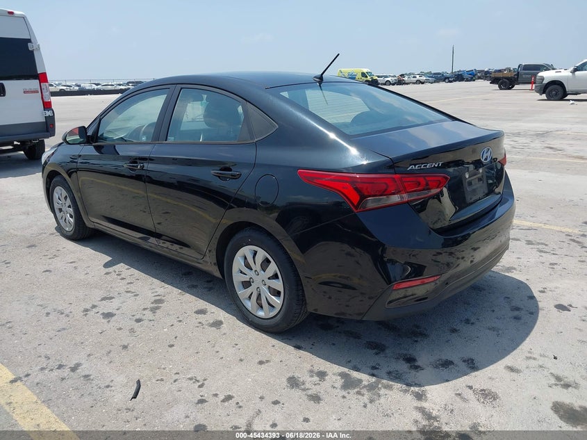 2020 Hyundai Accent VIN 3KPC24A6XLE118716 IAAI salvage auction — NORMAL WEAR, Sf97 (Texas), sold $7,650 on 2026-08-04 (photo 3)