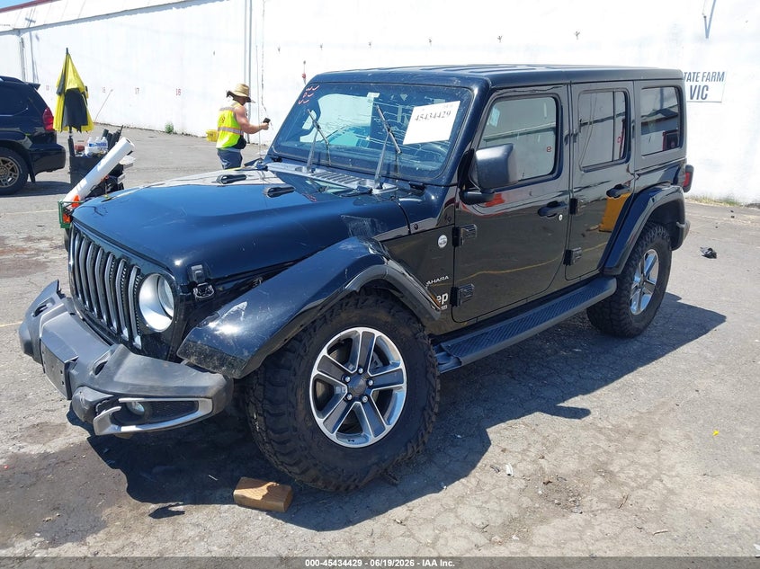 2020 Jeep Wrangler / VIN 1C4HJXEG1LW135097 IAAI salvage auction — BIO HAZARD, Salvage (Oregon), sold $6,900 on 2026-08-27 (photo 2)
