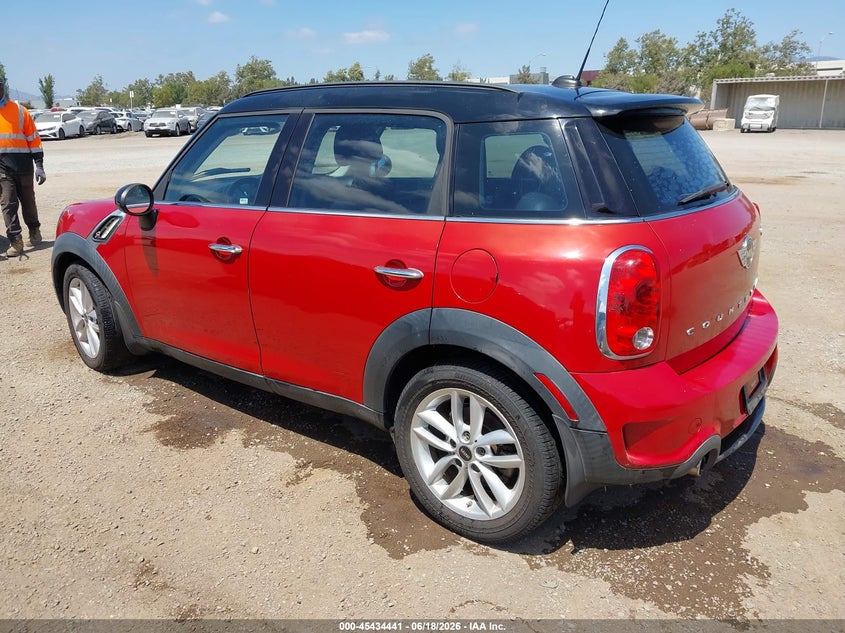 2014 Mini Countryman VIN WMWZC3C52EWP25608 IAAI salvage auction — NORMAL WEAR, Clear - Dealer Only (California), sold $375 on 2026-07-29 (photo 3)