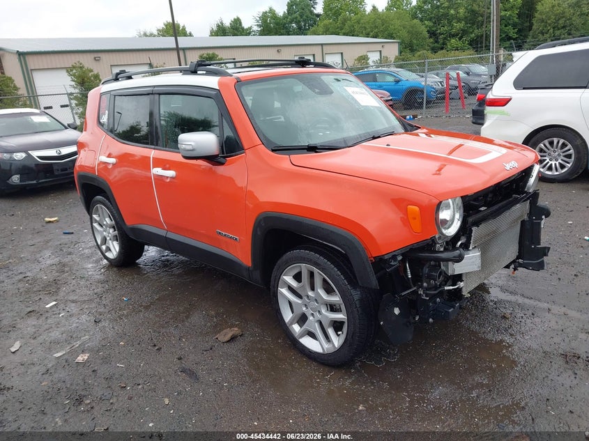 2021 Jeep Renegade VIN ZACNJDBB7MPM78356 IAAI salvage auction — FRONT END, Salvage (Virginia), sold $4,150 on 2026-08-03 (photo 1)