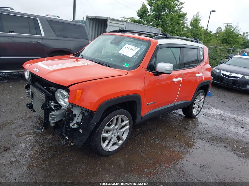 2021 Jeep Renegade VIN ZACNJDBB7MPM78356 IAAI salvage auction — FRONT END, Salvage (Virginia), sold $4,150 on 2026-08-03 (photo 2)