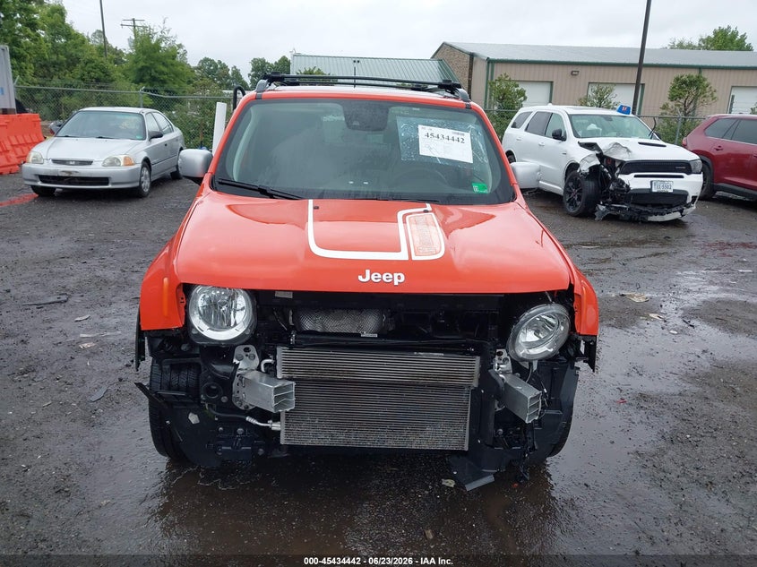 2021 Jeep Renegade VIN ZACNJDBB7MPM78356 IAAI salvage auction — FRONT END, Salvage (Virginia), sold $4,150 on 2026-08-03 (photo 6)