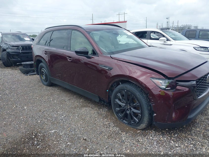 2025 Mazda Cx-90 VIN JM3KKCHD5S1250172 IAAI salvage auction — RIGHT FRONT, Salvage (Louisiana), sold $15,675 on 2026-07-22 (photo 6)
