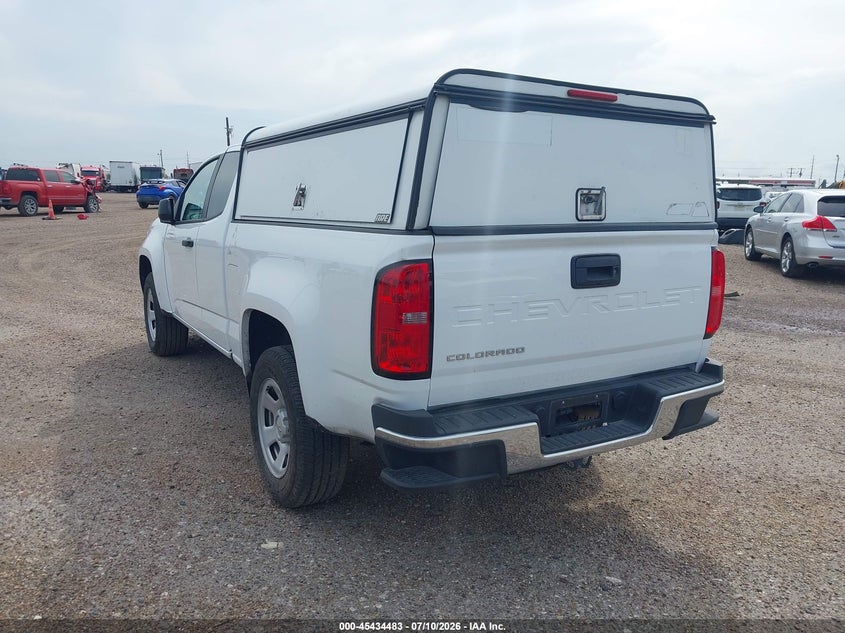 2022 Chevrolet Colorado VIN 1GCHSBEA9N1261526 IAAI salvage auction — UNKNOWN, Enterprise Vehicles Clear Only (Texas), sold $9,600 on 2026-07-29 (photo 3)