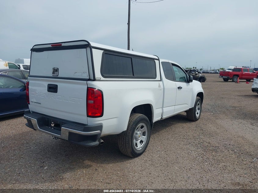 2022 Chevrolet Colorado VIN 1GCHSBEA9N1261526 IAAI salvage auction — UNKNOWN, Enterprise Vehicles Clear Only (Texas), sold $9,600 on 2026-07-29 (photo 4)