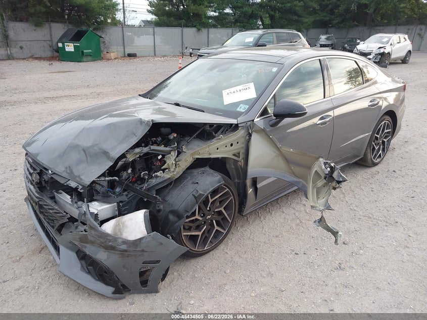 2023 Hyundai Sonata VIN KMHL14JC3PA315398 IAAI salvage auction — FRONT END, Salvage (Idaho), sold $6,300 on 2026-08-01 (photo 6)