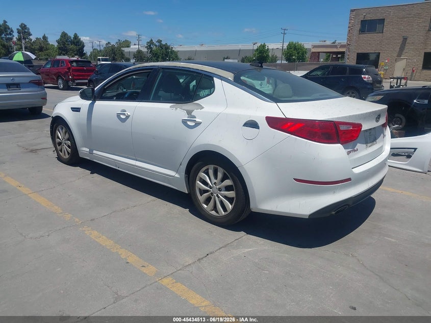 2014 Kia Optima VIN 5XXGN4A77EG331053 IAAI salvage auction — FRONT END, Salvage (California), sold $1,450 on 2026-07-06 (photo 3)