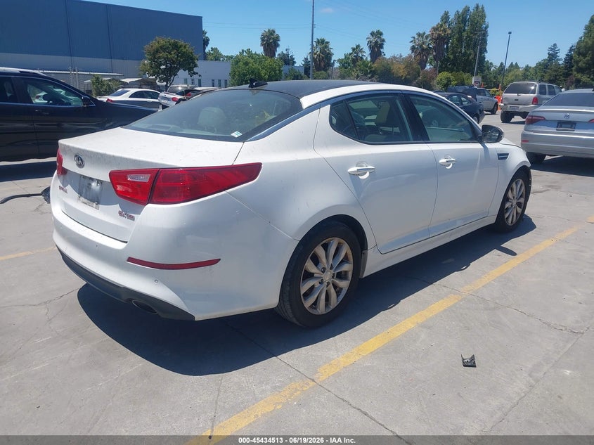 2014 Kia Optima VIN 5XXGN4A77EG331053 IAAI salvage auction — FRONT END, Salvage (California), sold $1,450 on 2026-07-06 (photo 4)