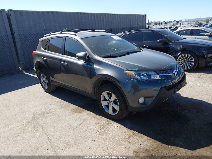 2015 Toyota VIN JTMWFREV9FJ047287 IAAI salvage auction — REAR END, Salvage (California), sold $4,150 on 2026-07-06 (photo 1)