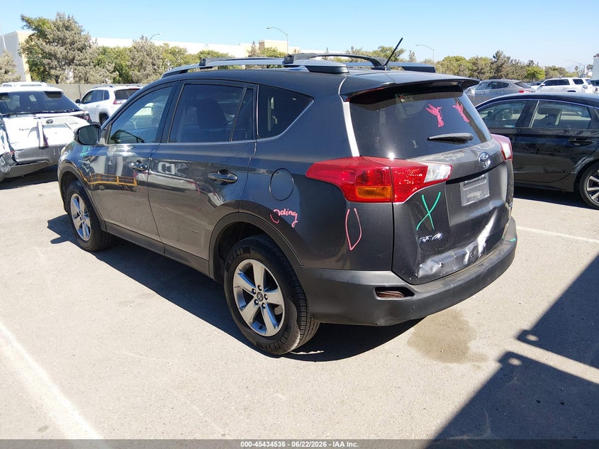 2015 Toyota VIN JTMWFREV9FJ047287 IAAI salvage auction — REAR END, Salvage (California), sold $4,150 on 2026-07-06 (photo 3)
