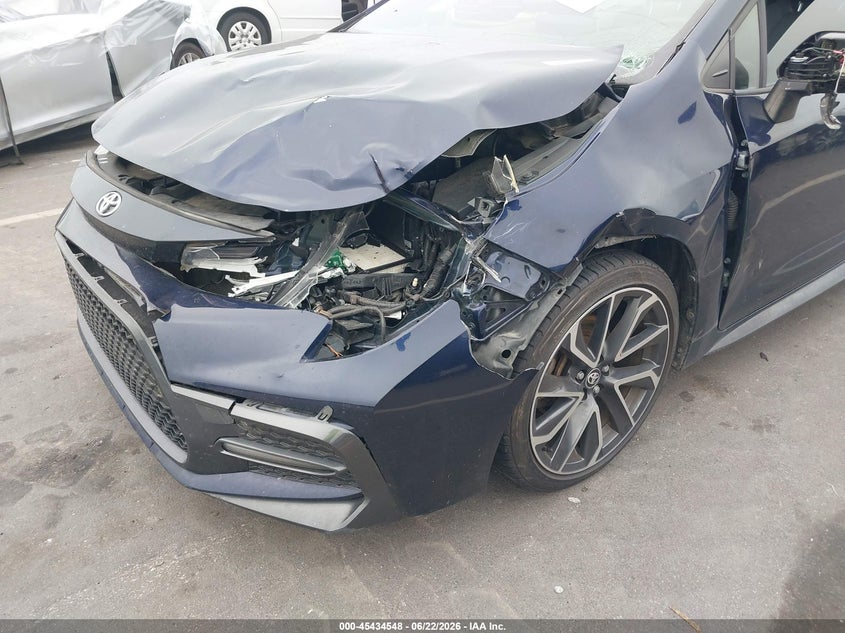 2020 Toyota Corolla VIN JTDS4RCE3LJ038006 IAAI salvage auction — LEFT FRONT, Salvage (North Carolina), sold $4,650 on 2026-07-10 (photo 6)