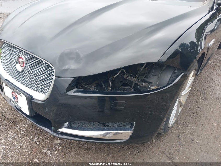 2015 Jaguar Xf VIN SAJWJ0FF6F8U73349 IAAI salvage auction — LEFT FRONT, Clear (Indiana), sold $2,650 on 2026-07-22 (photo 6)