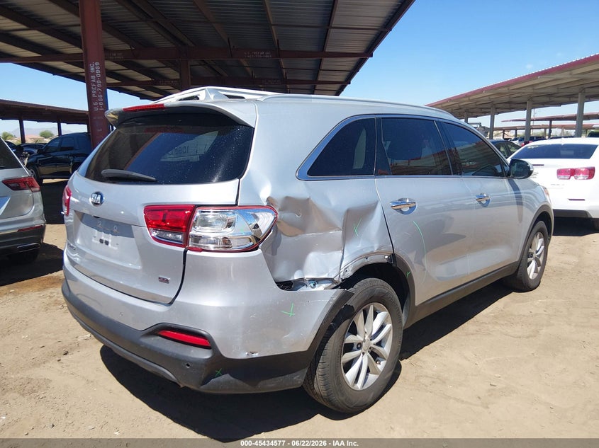 2018 Kia Sorento VIN 5XYPG4A35JG416146 IAAI salvage auction — REAR END, Salvage Title, sold $2,850 on 2026-07-17 (photo 6)