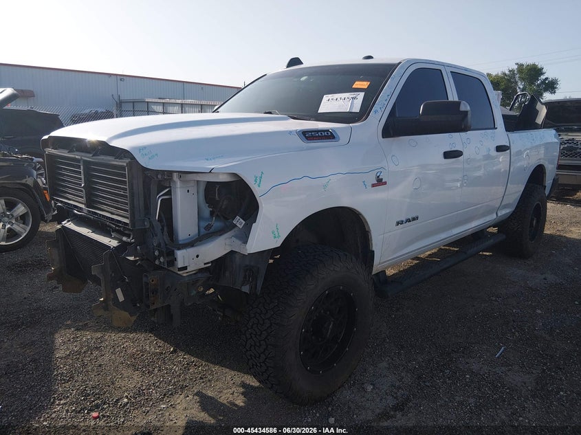 2021 Ram 2500 VIN 3C6UR5CL3MG531471 IAAI salvage auction — HAIL, Clear (Oklahoma), sold $16,475 on 2026-09-15 (photo 2)