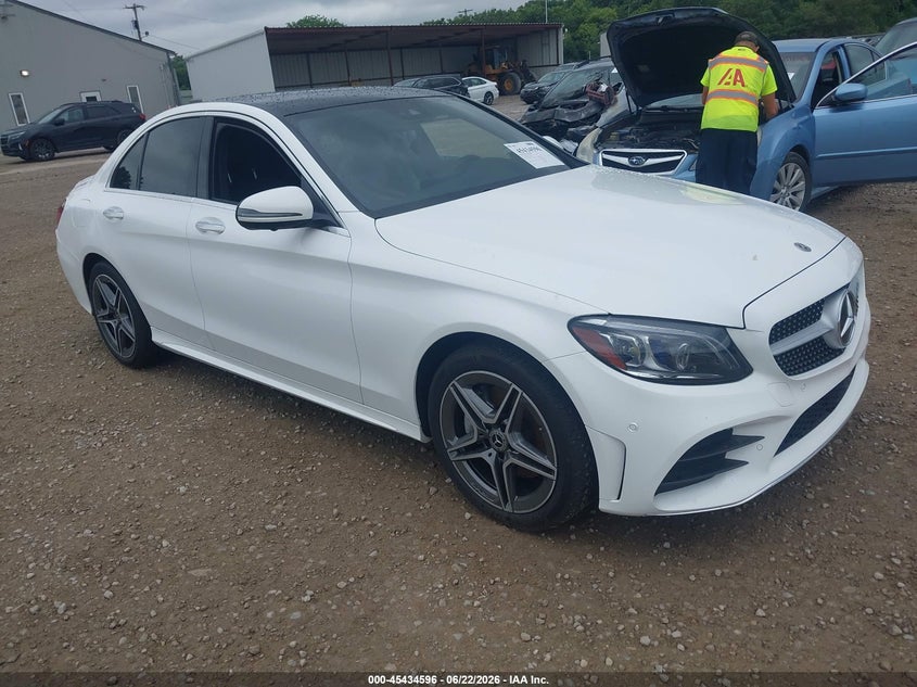 2021 Mercedes-benz C-klasse VIN W1KWF8EB2MR647525 IAAI salvage auction — REAR END, Salvage (Ohio), sold $15,300 on 2026-07-11 (photo 1)