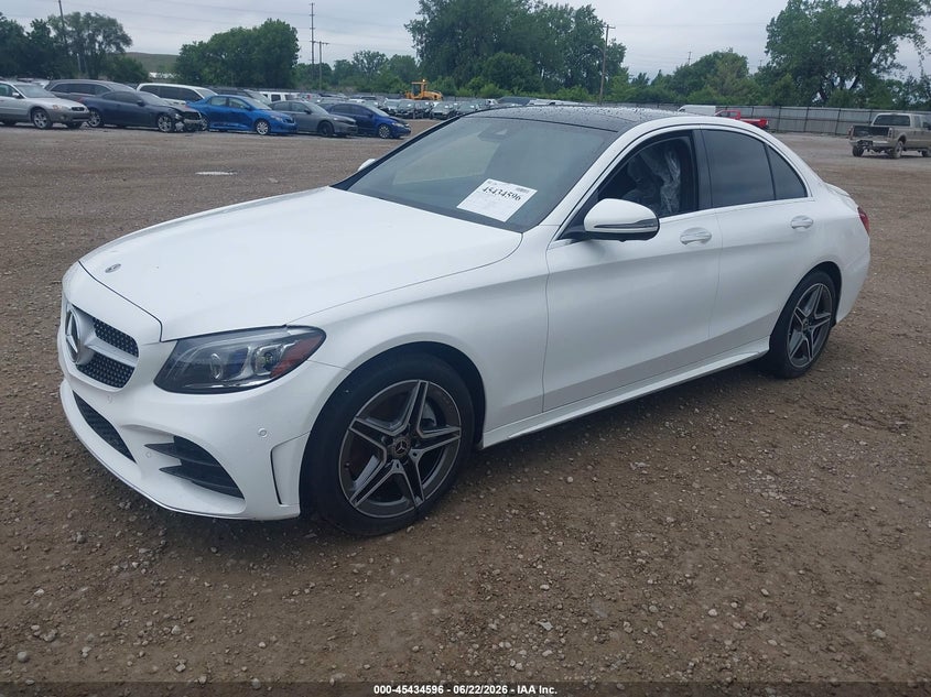 2021 Mercedes-benz C-klasse VIN W1KWF8EB2MR647525 IAAI salvage auction — REAR END, Salvage (Ohio), sold $15,300 on 2026-07-11 (photo 2)