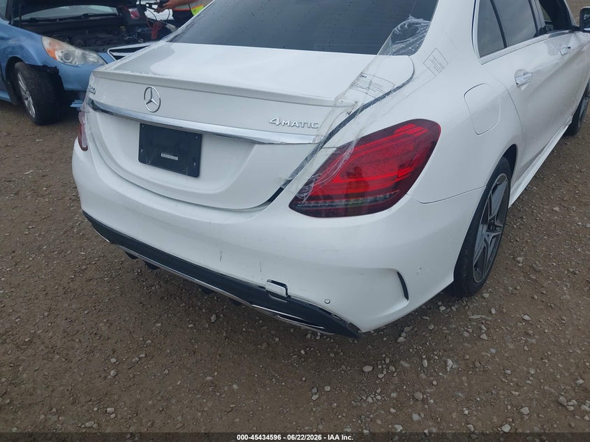 2021 Mercedes-benz C-klasse VIN W1KWF8EB2MR647525 IAAI salvage auction — REAR END, Salvage (Ohio), sold $15,300 on 2026-07-11 (photo 6)
