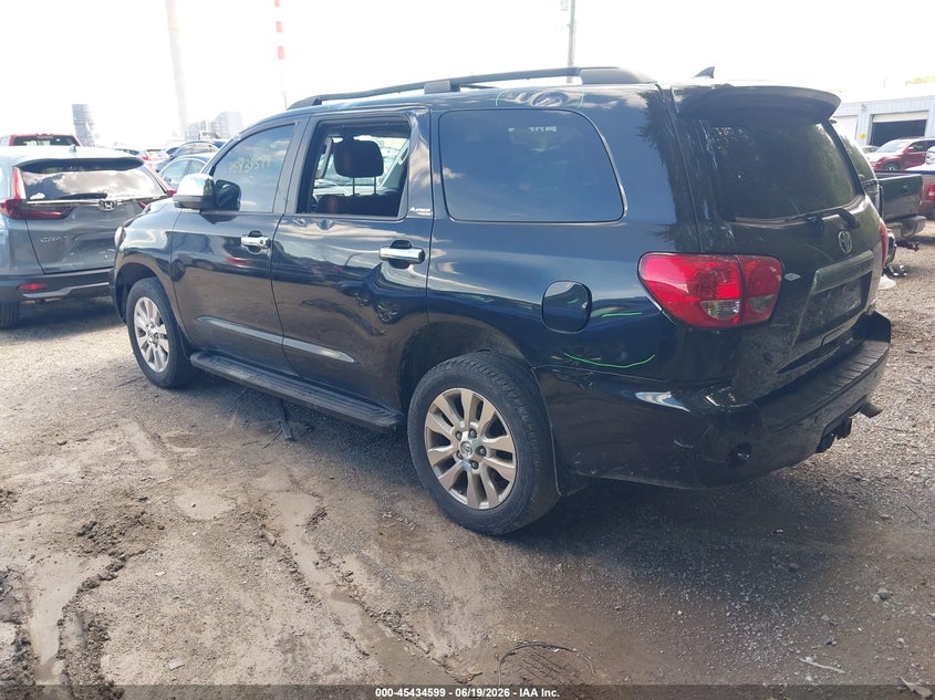 2014 Toyota Sequoia VIN 5TDDY5G12ES093503 IAAI salvage auction — STORM DAMAGE, Clear (Indiana), sold $4,400 on 2026-07-22 (photo 3)