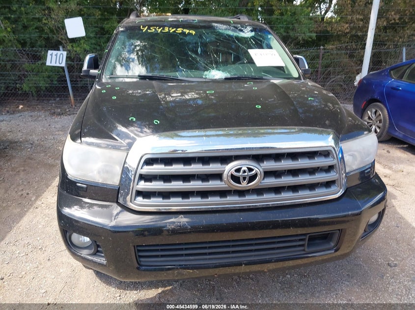 2014 Toyota Sequoia VIN 5TDDY5G12ES093503 IAAI salvage auction — STORM DAMAGE, Clear (Indiana), sold $4,400 on 2026-07-22 (photo 6)