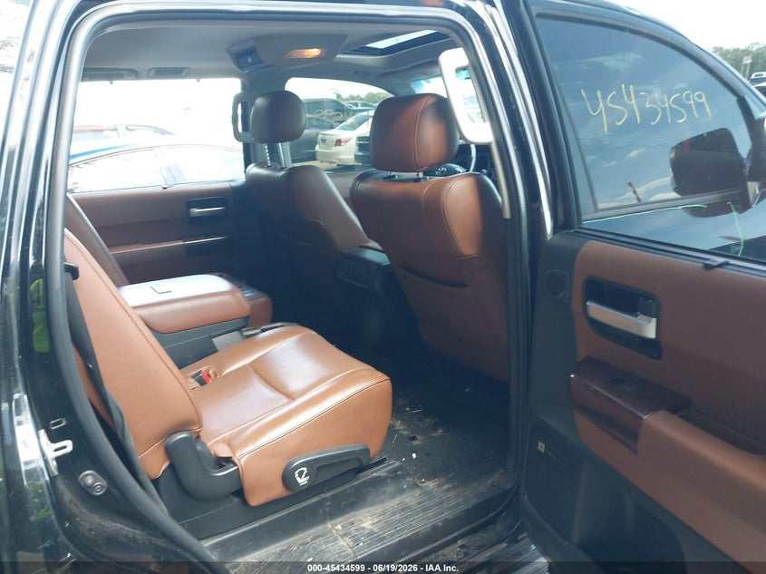 2014 Toyota Sequoia VIN 5TDDY5G12ES093503 IAAI salvage auction — STORM DAMAGE, Clear (Indiana), sold $4,400 on 2026-07-22 (photo 8)