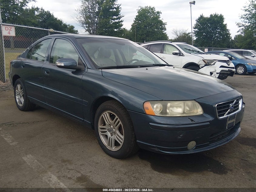 2007 Volvo S60 VIN YV1RS592672602221 IAAI salvage auction — LEFT FRONT, Salvage (New Jersey), sold $400 on 2026-08-03 (photo 1)