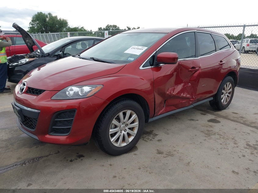 2010 Mazda Cx-7 VIN JM3ER2W57A0334688 IAAI salvage auction — LEFT SIDE, Salvage (Texas), sold $925 on 2026-07-23 (photo 2)