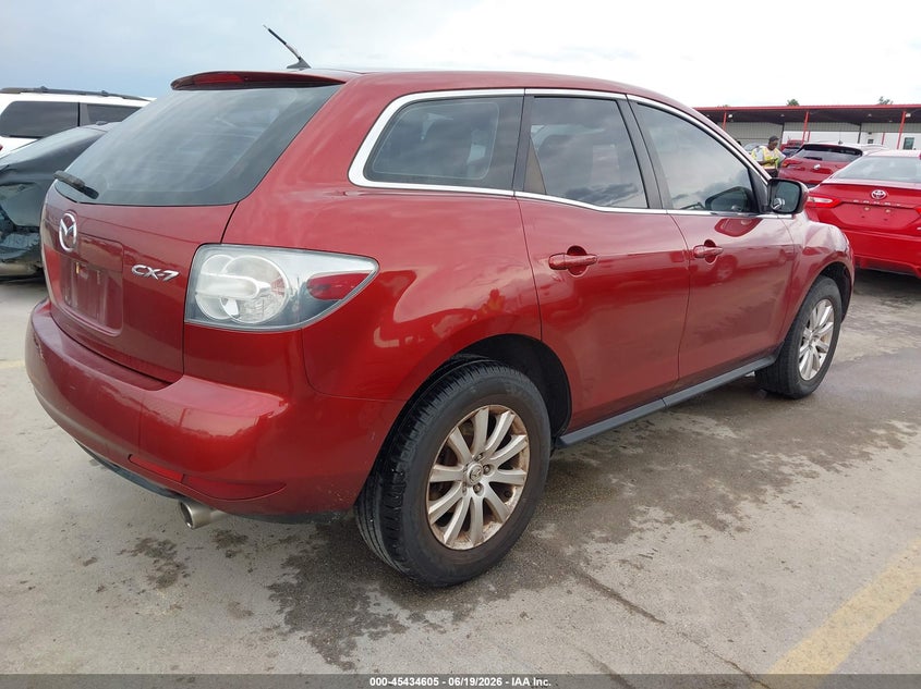 2010 Mazda Cx-7 VIN JM3ER2W57A0334688 IAAI salvage auction — LEFT SIDE, Salvage (Texas), sold $925 on 2026-07-23 (photo 4)