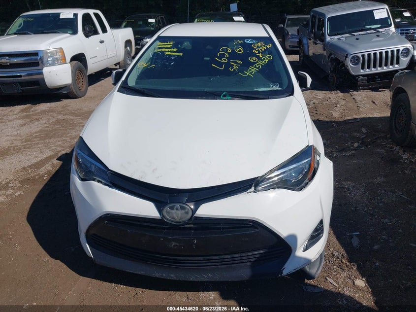 2019 Toyota Corolla VIN 5YFBURHE0KP866159 IAAI salvage auction — FRONT & REAR, Clear (Illinois), sold $3,350 on 2026-07-29 (photo 6)