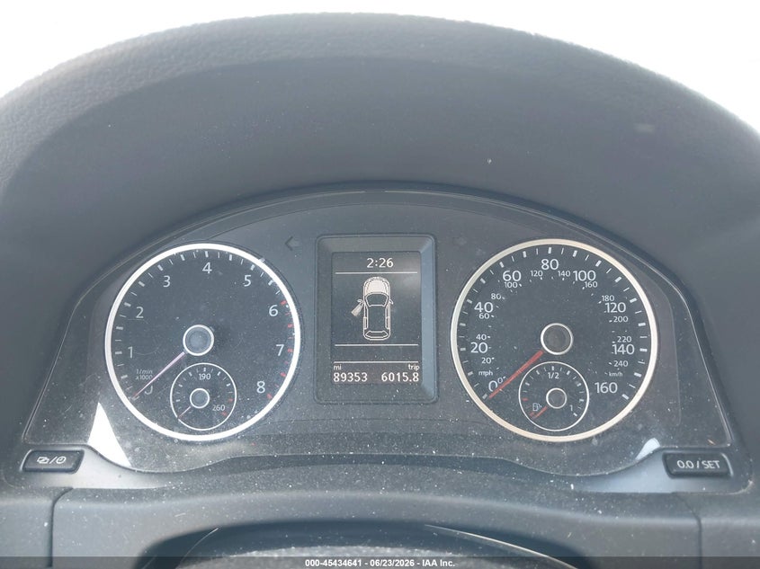 2014 Volkswagen Tiguan VIN WVGBV3AX8EW120507 IAAI salvage auction — FRONT END, Salvage Title, sold $700 on 2026-08-04 (photo 7)