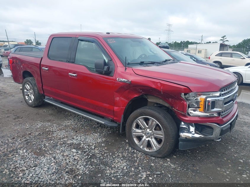 2018 Ford F-150 VIN 1FTEW1EGXJKF49159 IAAI salvage auction — RIGHT FRONT, Salvage Title, sold $5,800 on 2026-07-22 (photo 1)