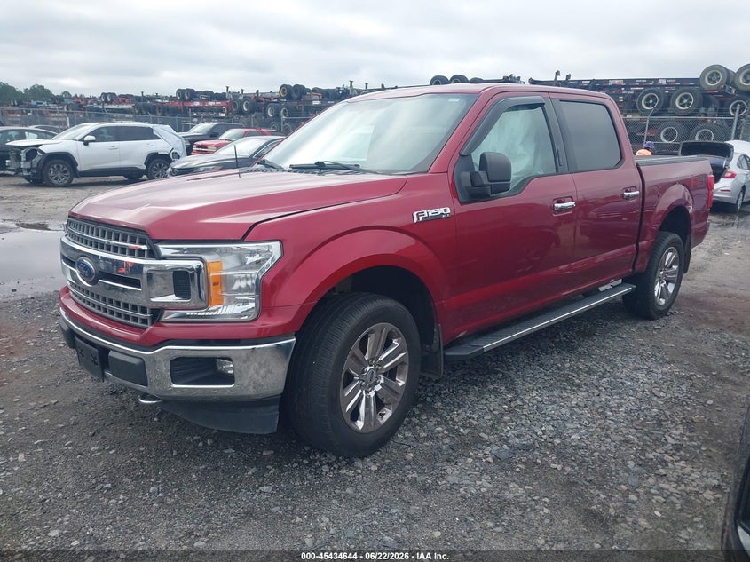2018 Ford F-150 VIN 1FTEW1EGXJKF49159 IAAI salvage auction — RIGHT FRONT, Salvage Title, sold $5,800 on 2026-07-22 (photo 2)