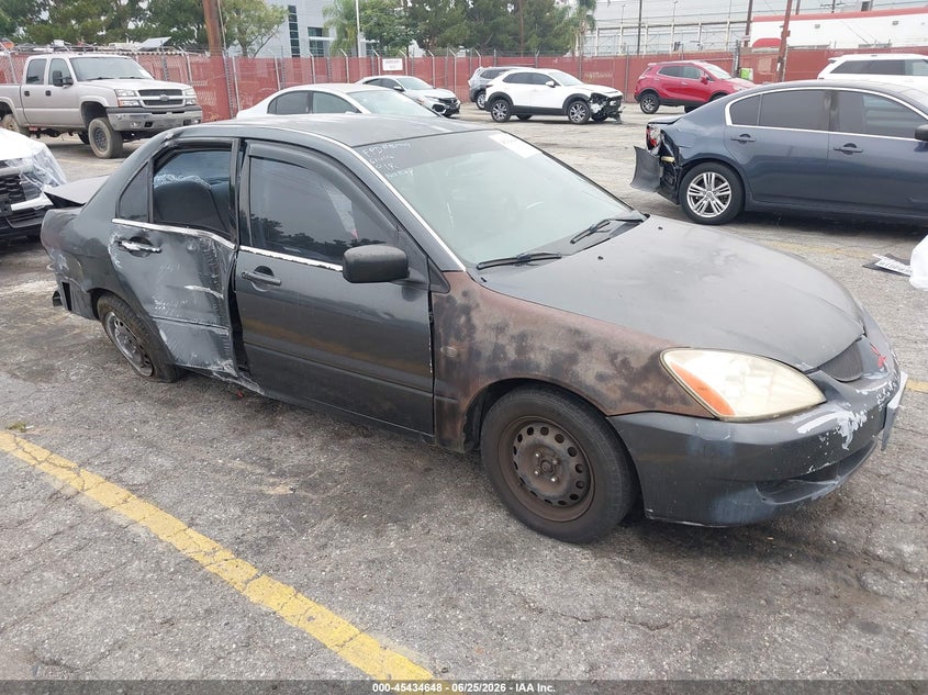 2004 Mitsubishi Lancer VIN JA3AJ26E24U015757 IAAI salvage auction — SIDE, Salvage (California), sold $250 on 2026-07-14 (photo 1)