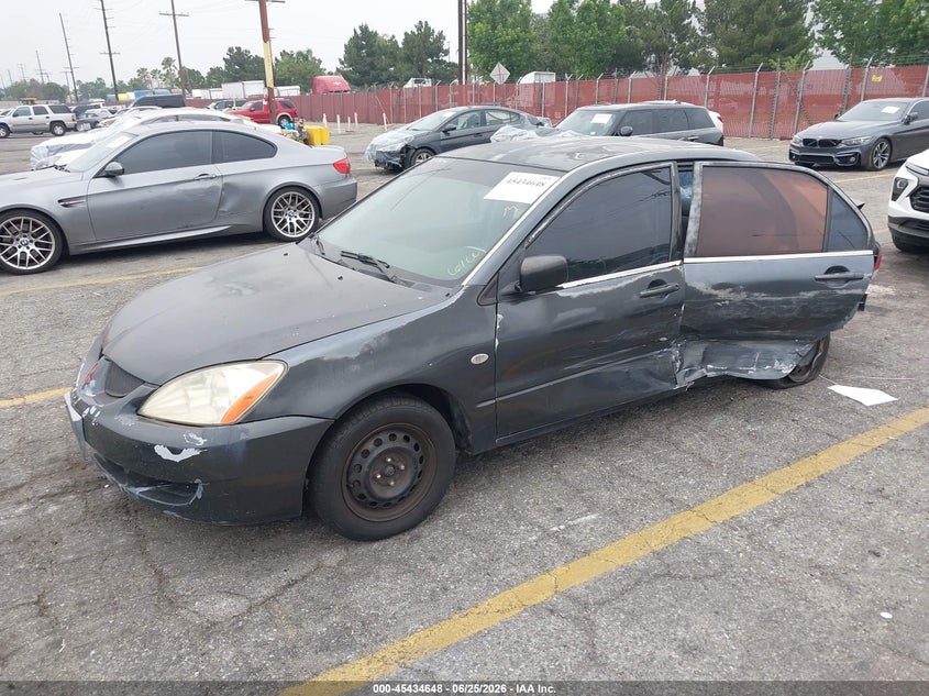 2004 Mitsubishi Lancer VIN JA3AJ26E24U015757 IAAI salvage auction — SIDE, Salvage (California), sold $250 on 2026-07-14 (photo 2)