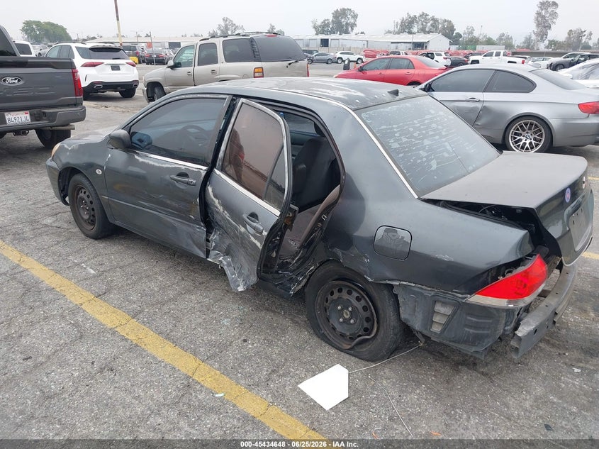 2004 Mitsubishi Lancer VIN JA3AJ26E24U015757 IAAI salvage auction — SIDE, Salvage (California), sold $250 on 2026-07-14 (photo 3)