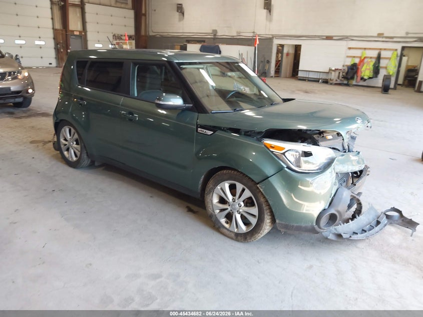 2014 Kia Soul VIN KNDJP3A54E7012677 IAAI salvage auction — FRONT & REAR, Salvage Title, sold $500 on 2026-07-15 (photo 1)