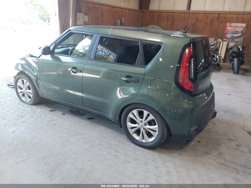 2014 Kia Soul VIN KNDJP3A54E7012677 IAAI salvage auction — FRONT & REAR, Salvage Title, sold $500 on 2026-07-15 (photo 3)
