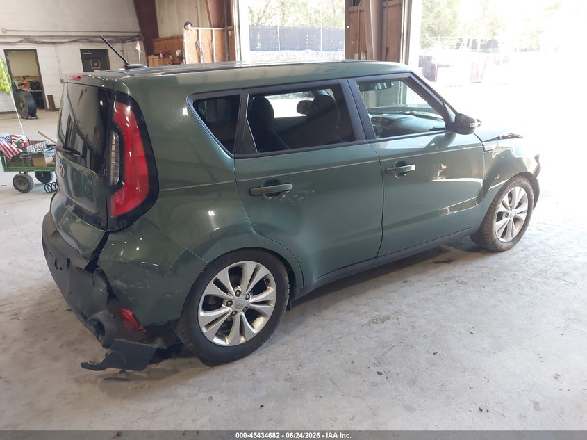 2014 Kia Soul VIN KNDJP3A54E7012677 IAAI salvage auction — FRONT & REAR, Salvage Title, sold $500 on 2026-07-15 (photo 4)