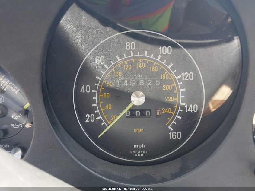 1983 Mercedes-benz 380 VIN WDBBA45A9DB024109 IAAI salvage auction — NORMAL WEAR, Clear - Dealer Only (California), sold $2,950 on 2026-07-22 (photo 7)