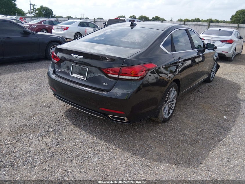 2018 Genesis G80 VIN KMHGN4JE2JU245602 IAAI salvage auction — FRONT END, Salvage Title, sold $3,150 on 2026-09-06 (photo 4)