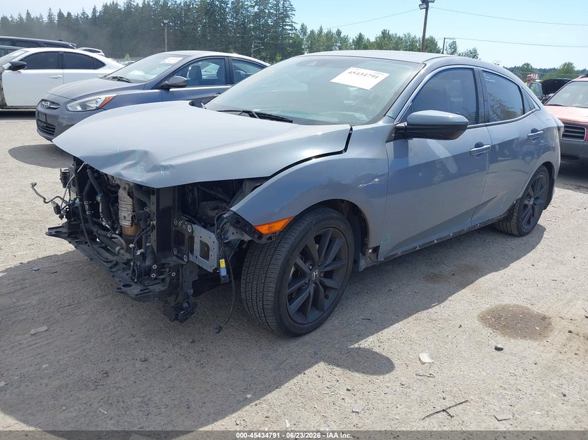 2021 Honda Civic VIN SHHFK7H61MU202938 IAAI salvage auction — FRONT END, Bill Of Sale (Washington), sold $25 on 2026-07-29 (photo 2)