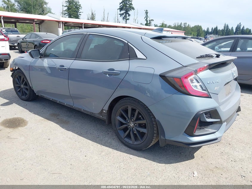2021 Honda Civic VIN SHHFK7H61MU202938 IAAI salvage auction — FRONT END, Bill Of Sale (Washington), sold $25 on 2026-07-29 (photo 3)