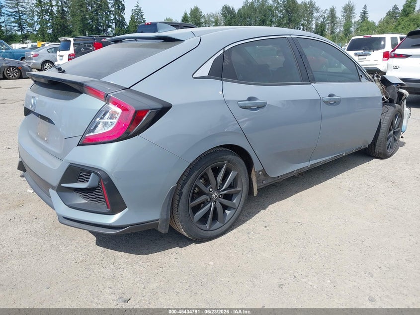 2021 Honda Civic VIN SHHFK7H61MU202938 IAAI salvage auction — FRONT END, Bill Of Sale (Washington), sold $25 on 2026-07-29 (photo 4)