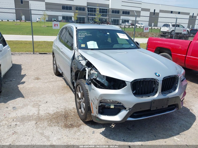 2020 BMW X3 VIN 5UXTY3C07L9C73392 IAAI salvage auction — FRONT END, Salvage (Texas), sold $8,400 on 2026-07-14 (photo 1)