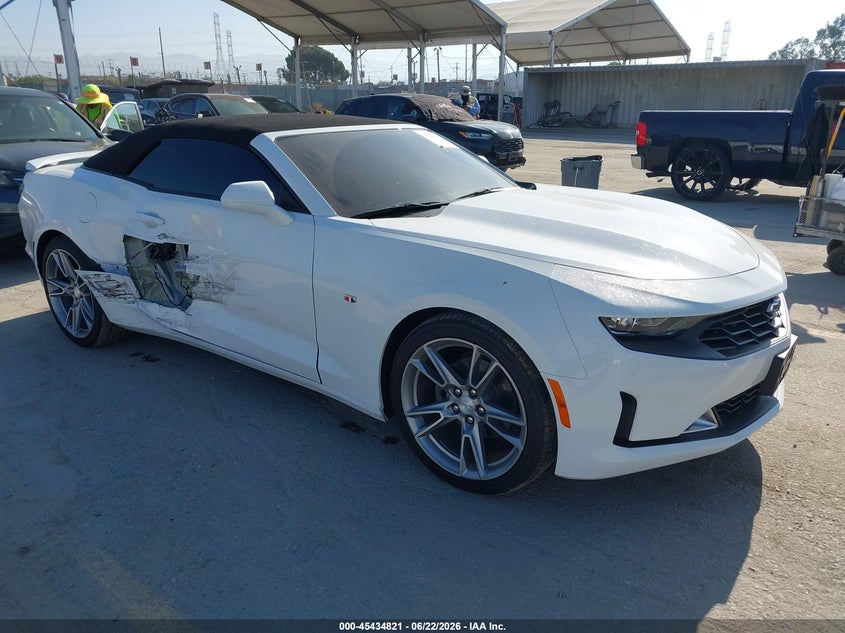 2022 Chevrolet Camaro VIN 1G1FD3DX1N0123362 IAAI salvage auction — RIGHT SIDE, Salvage Title, sold $9,000 on 2026-07-29 (photo 1)