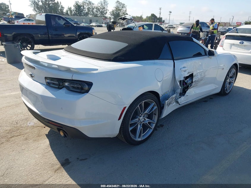 2022 Chevrolet Camaro VIN 1G1FD3DX1N0123362 IAAI salvage auction — RIGHT SIDE, Salvage Title, sold $9,000 on 2026-07-29 (photo 4)