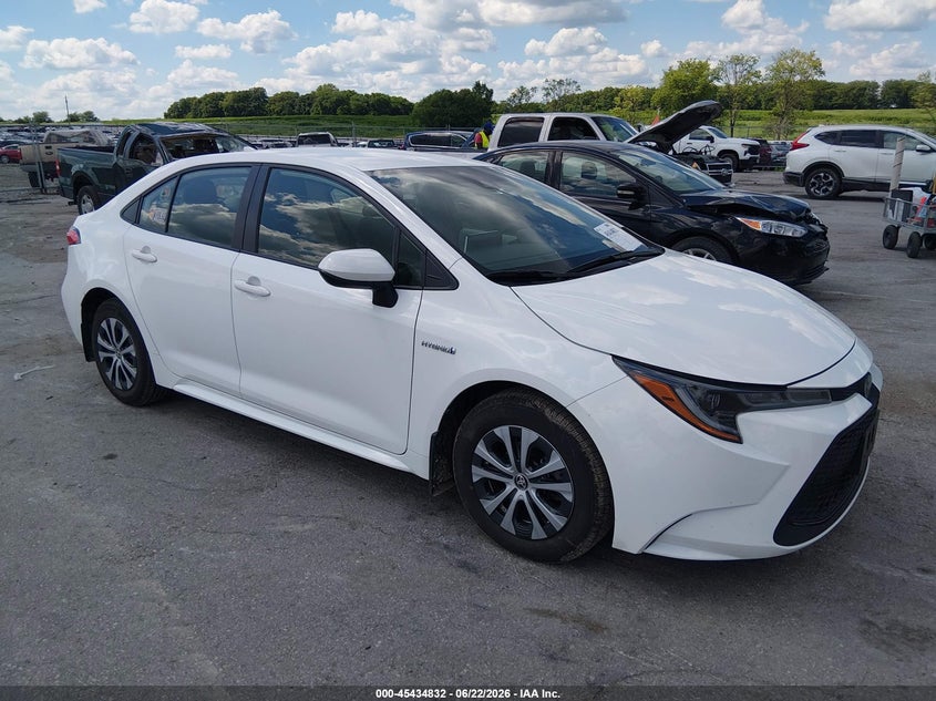 2021 Toyota Corolla VIN JTDEAMDE3MJ022042 IAAI salvage auction — HAIL, Salvage Title, sold $10,100 on 2026-07-28 (photo 1)