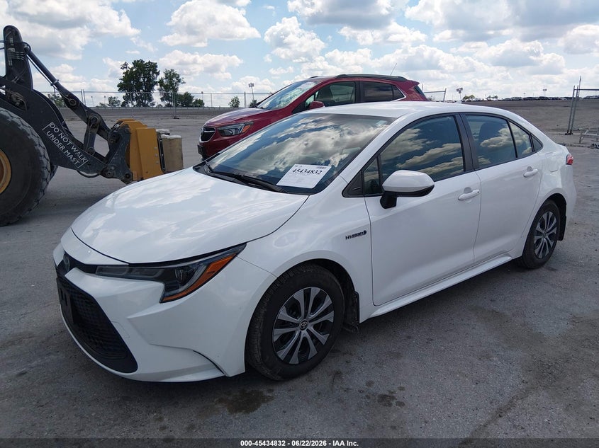 2021 Toyota Corolla VIN JTDEAMDE3MJ022042 IAAI salvage auction — HAIL, Salvage Title, sold $10,100 on 2026-07-28 (photo 2)