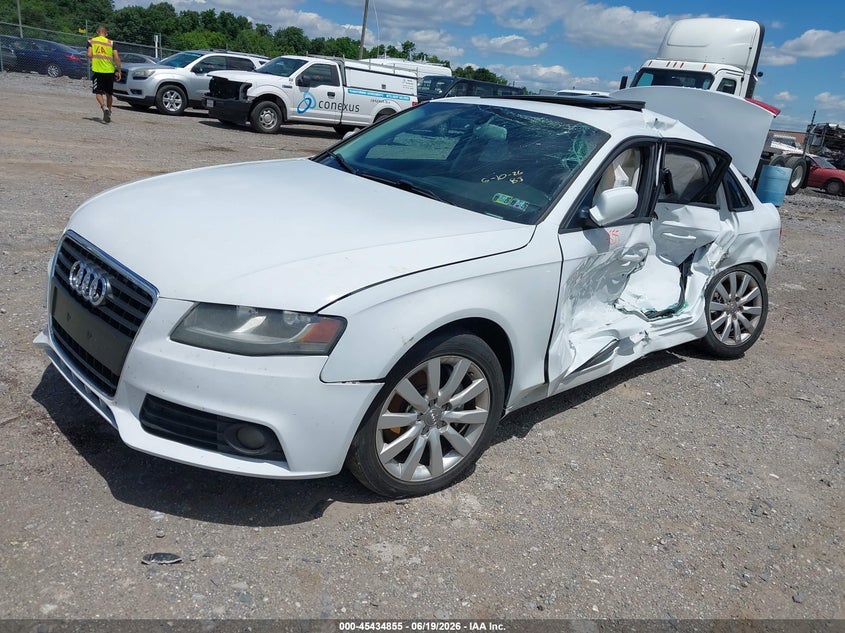 2012 Audi A4 VIN WAUBFAFL4CN019153 IAAI salvage auction — LEFT SIDE, Salvage Title, sold $550 on 2026-07-15 (photo 2)