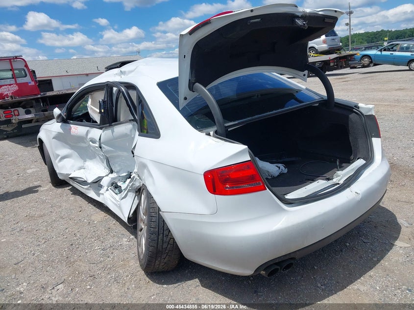 2012 Audi A4 VIN WAUBFAFL4CN019153 IAAI salvage auction — LEFT SIDE, Salvage Title, sold $550 on 2026-07-15 (photo 3)